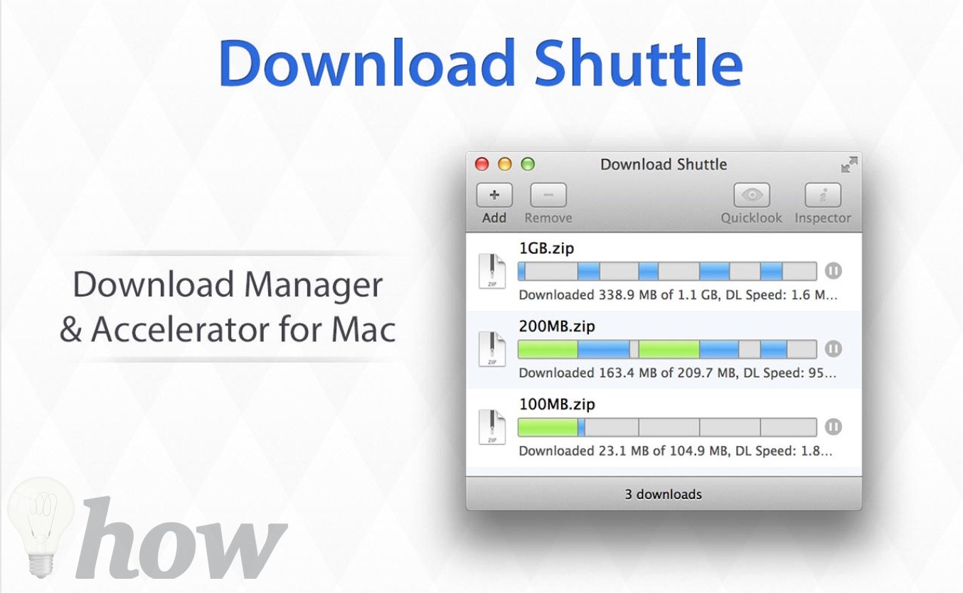 Accessible download manager for mac